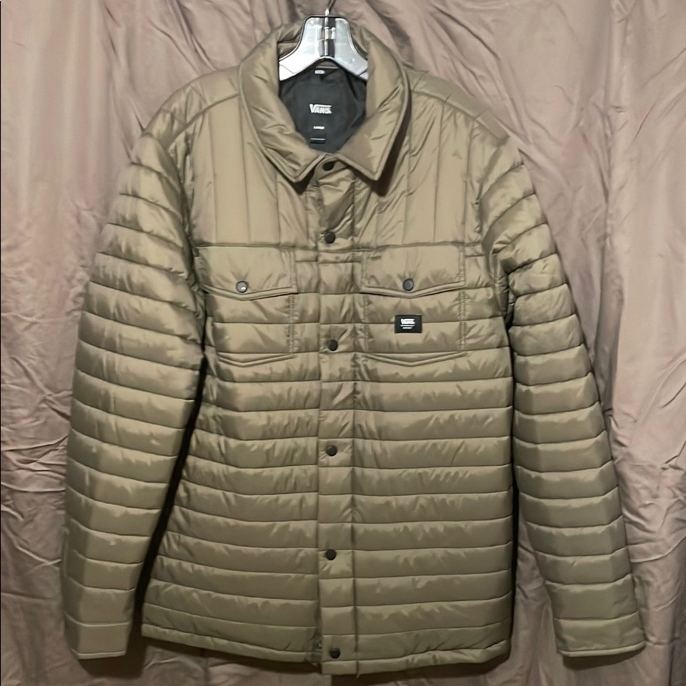 Vans puffer jacket size large